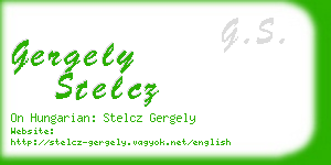 gergely stelcz business card